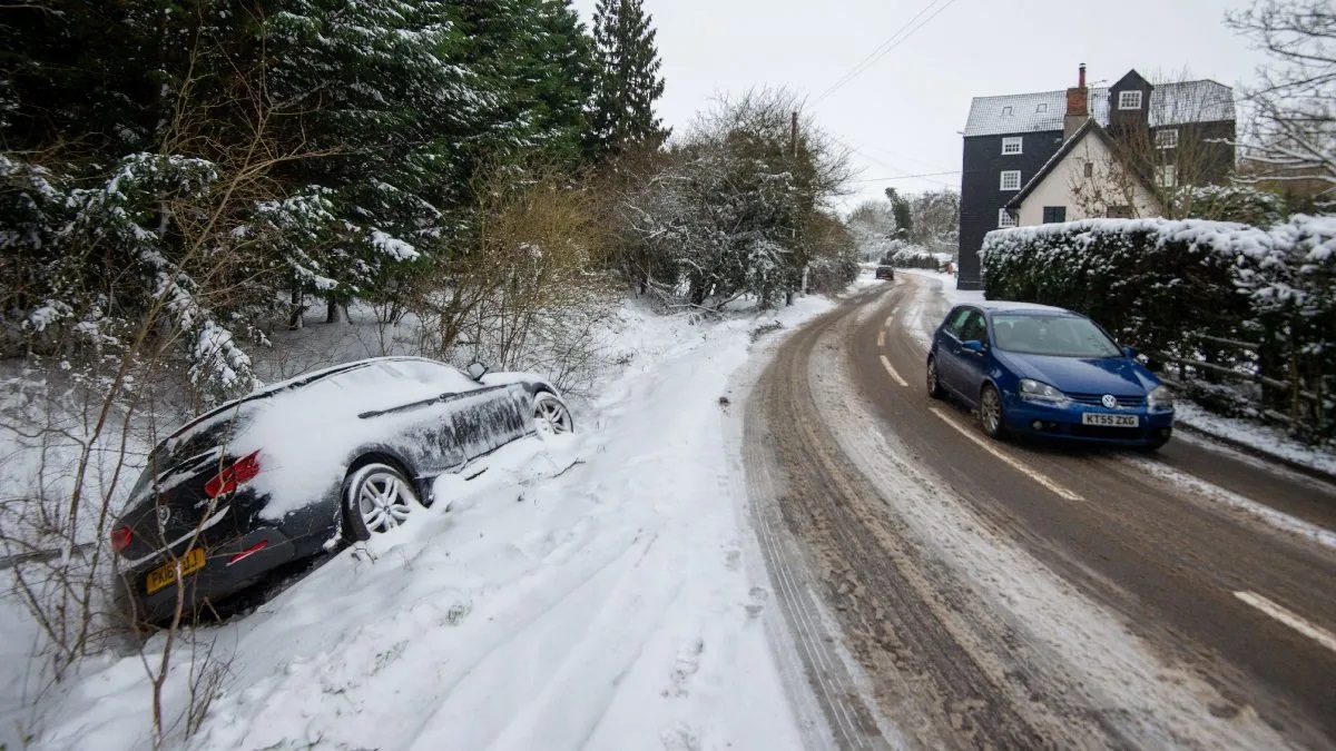 How To Correct A Car Slide In The Snow